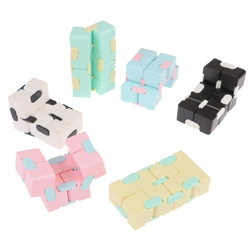 Puzzle Kocky Odolné Nádherné Dekompresný Hračka Infinity Magic Cube Pre Dospelých, Deti, Fidget Prípade Relaxačná Úzkosť Stôl Hračka Obrázok 3