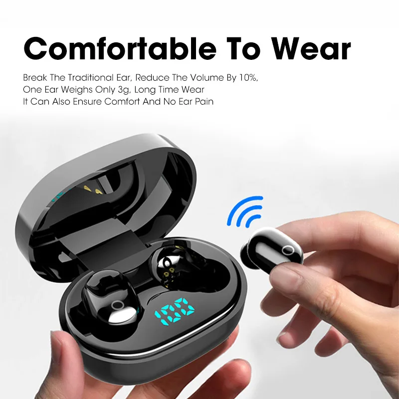 Y50 E7S TWS Slúchadlá Bluetooth Bezdrôtové Slúchadlá s Mikrofónom Handfree Herné Headsety in-Ear Slúchadiel do uší Lacné Položky Veľkoobchod Obrázok 4