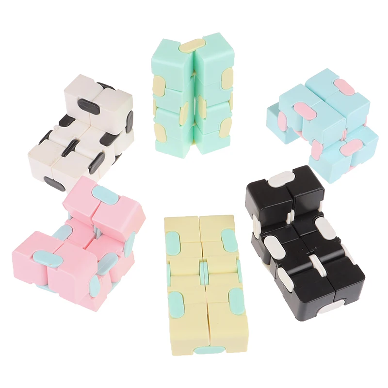 Puzzle Kocky Odolné Nádherné Dekompresný Hračka Infinity Magic Cube Pre Dospelých, Deti, Fidget Prípade Relaxačná Úzkosť Stôl Hračka Obrázok 5