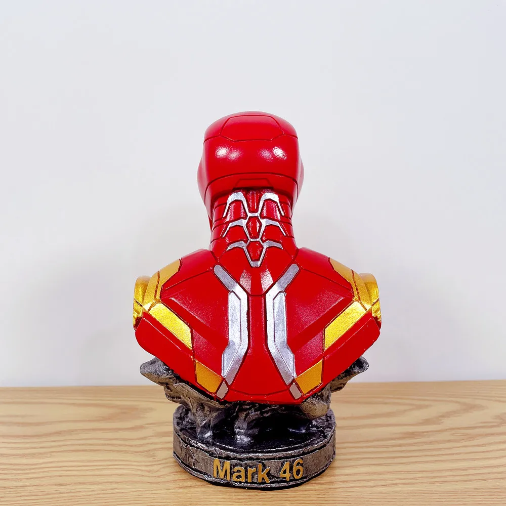 Marvel hrdinu Black Panther Iron man MK42 Poprsie Akcie obrázok živice sochu Zberu model domáce Dekorácie Umenie Sochárstvo Remeslá Obrázok 5