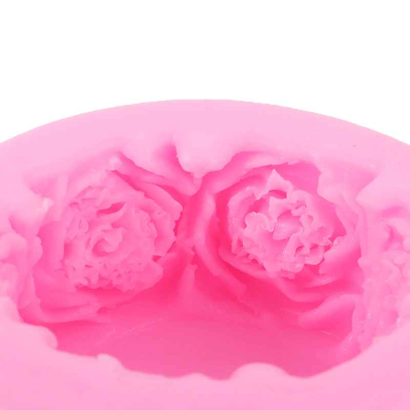 Ruže Kvety Tvar Kolo DIY Kvet Silikónové Mydlo Formy Sviečka Tvorby Plesní HOBBY Ručné Cake Zdobenie Plavidlá Obrázok 5