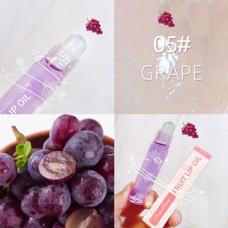 1pcs Ovocie Roll-on Balzam na Pery Lip make-up Primer Hydratačné Jasné, Transparentné Pery Olej dlhodobý Hydratačný Lesk na Pery Kozmetika Obrázok 5